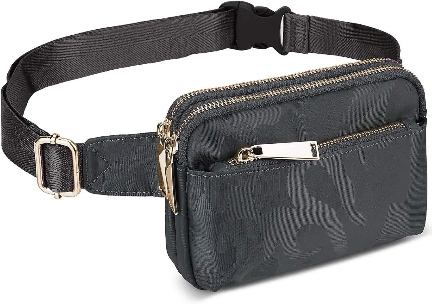 Uromee Fanny Packs for Women Crossbody Belt Bag Nylon Fashion Mini Waist Bag Everywhere Travel Hiking Running Adjustable Strap